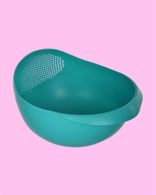 Food Washing Bowl and Strainer (Assorted Color)