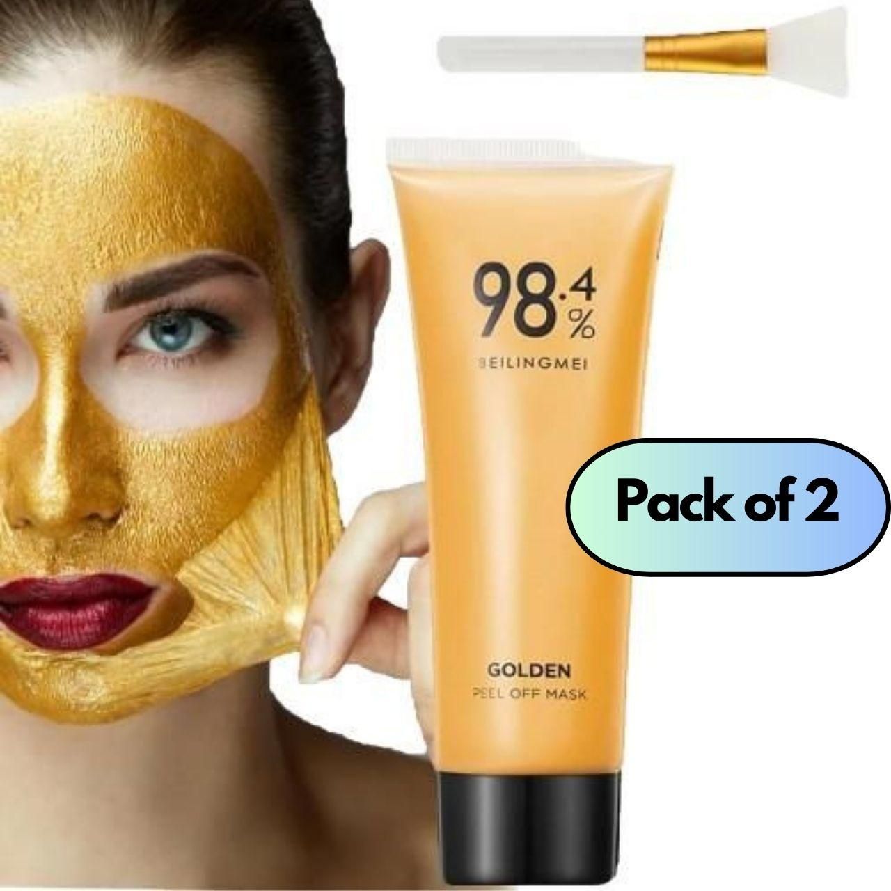 Gold Peel off Mask (Pack of 2)