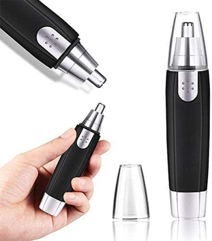 Nose Hair Trimmer Battery-Operated Ear and Nose Hair Trimmer Clipper Painless